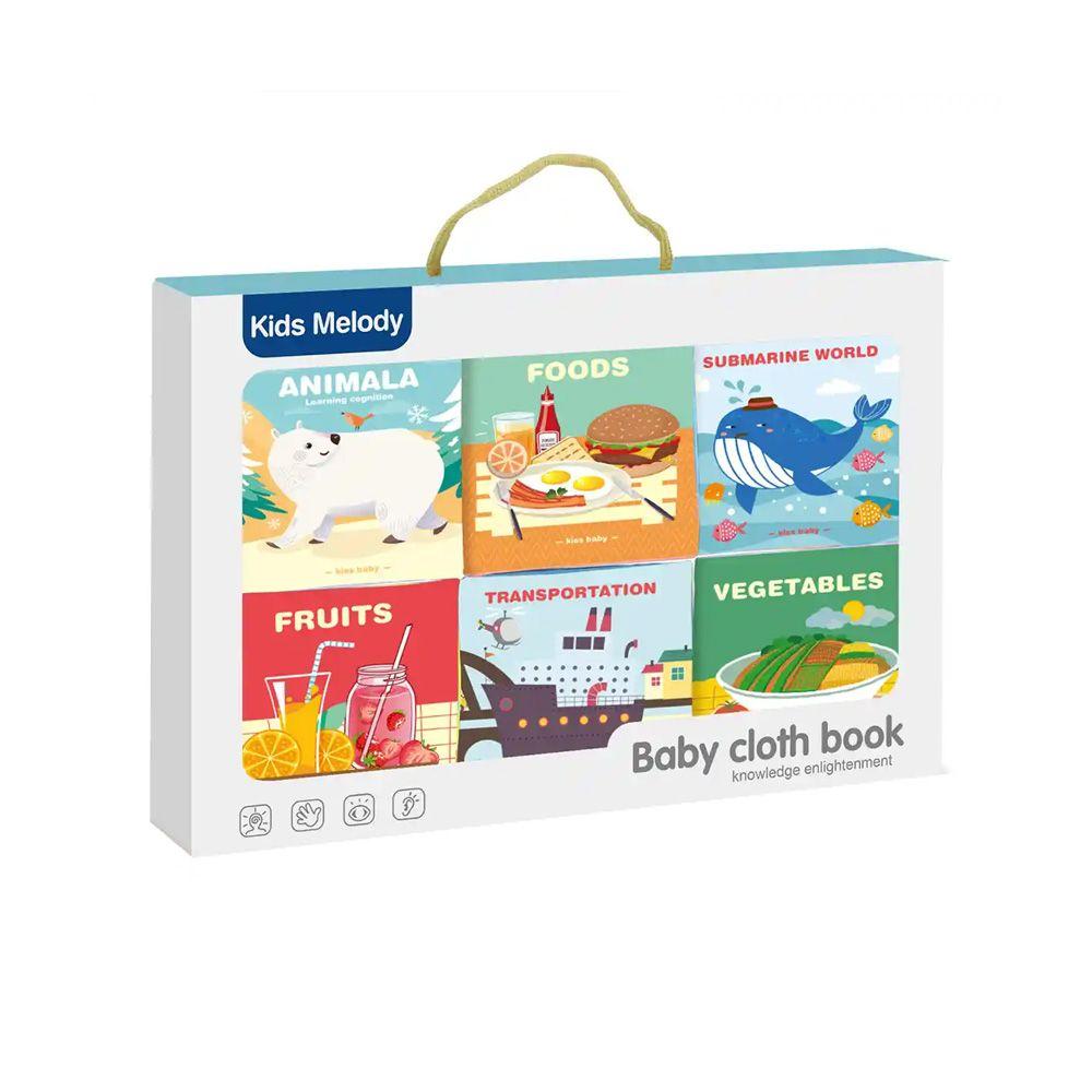 Play House Series Cloth Book (6 Mixed) 0M+