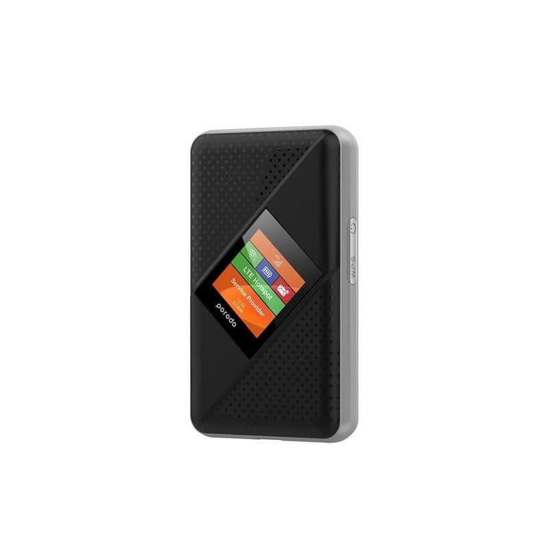 Porodo 4G / Lte High-Speed Pocket Router Connect Up To 10 Devices Black