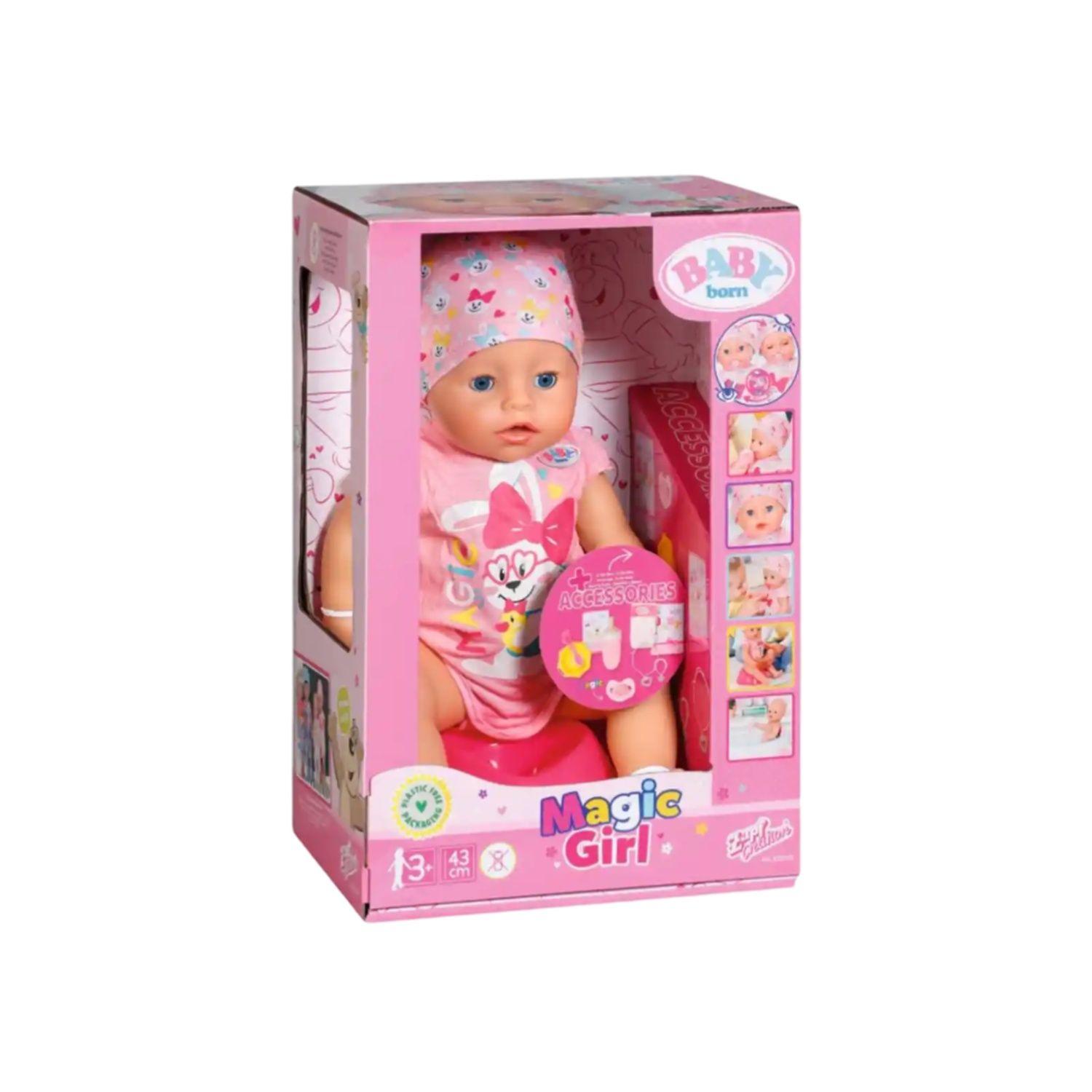 Zapf Creation Baby Born Doll Magic Girl 43Cm