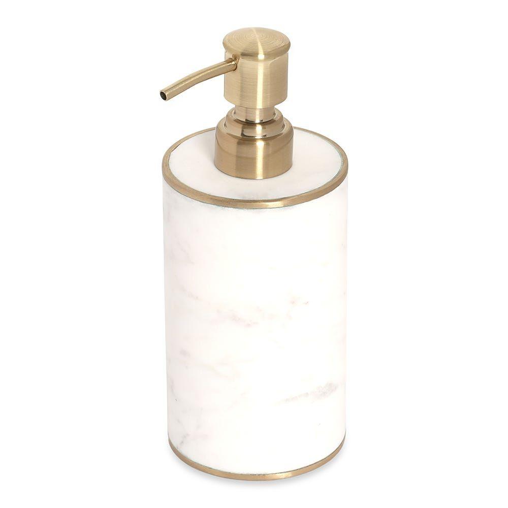 Luxe Lotion Pump, White Marble - 7.6x12.7 cm