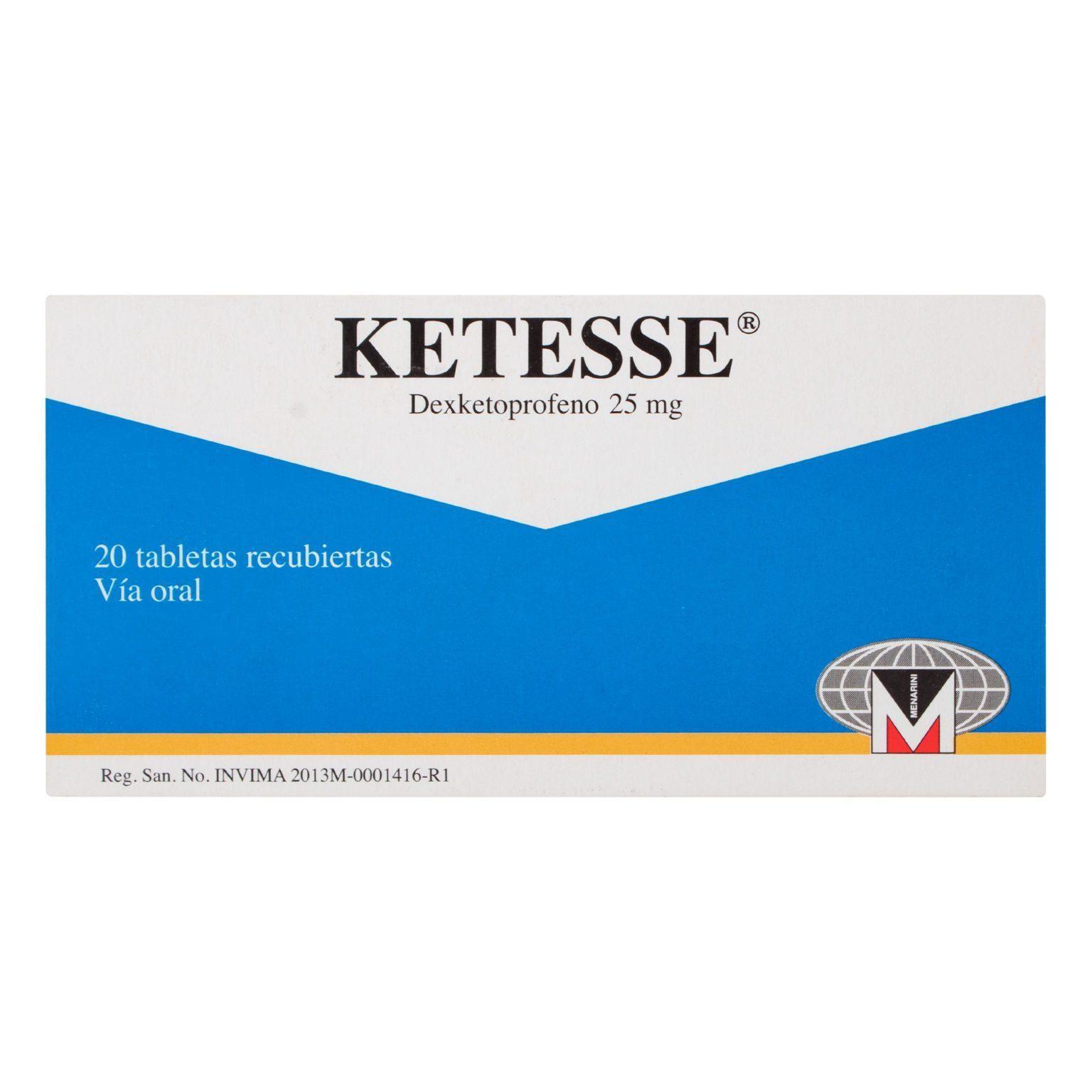 Ketesse 25Mg Tab 20'S