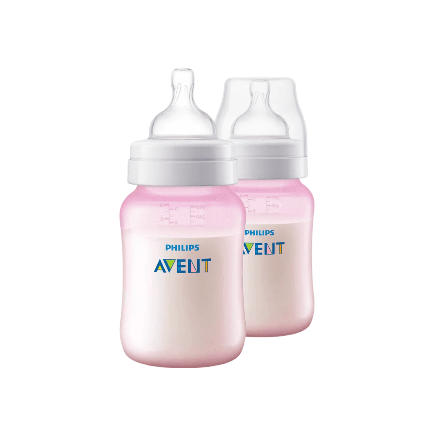 Philips Avent Anti-Colic Bottle Pink 260Ml X2