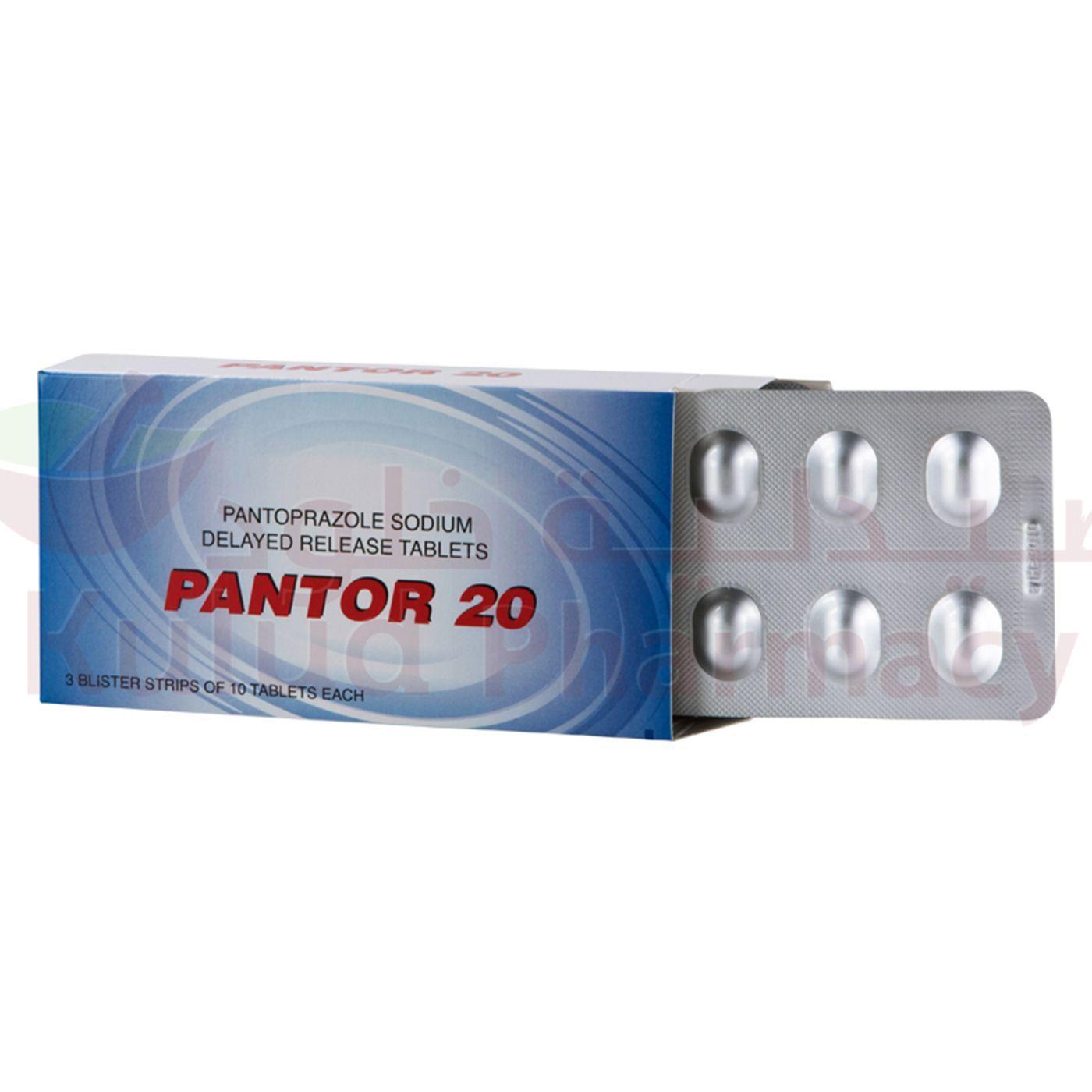 Pantor Prolonged-Release Tablet 20 Mg