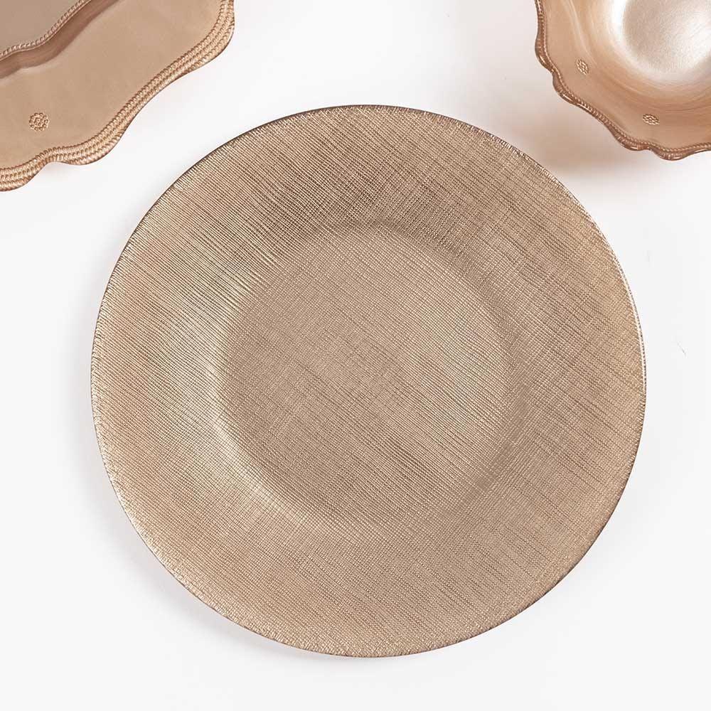 Sis Charger Plate, Almond - 27 Cm