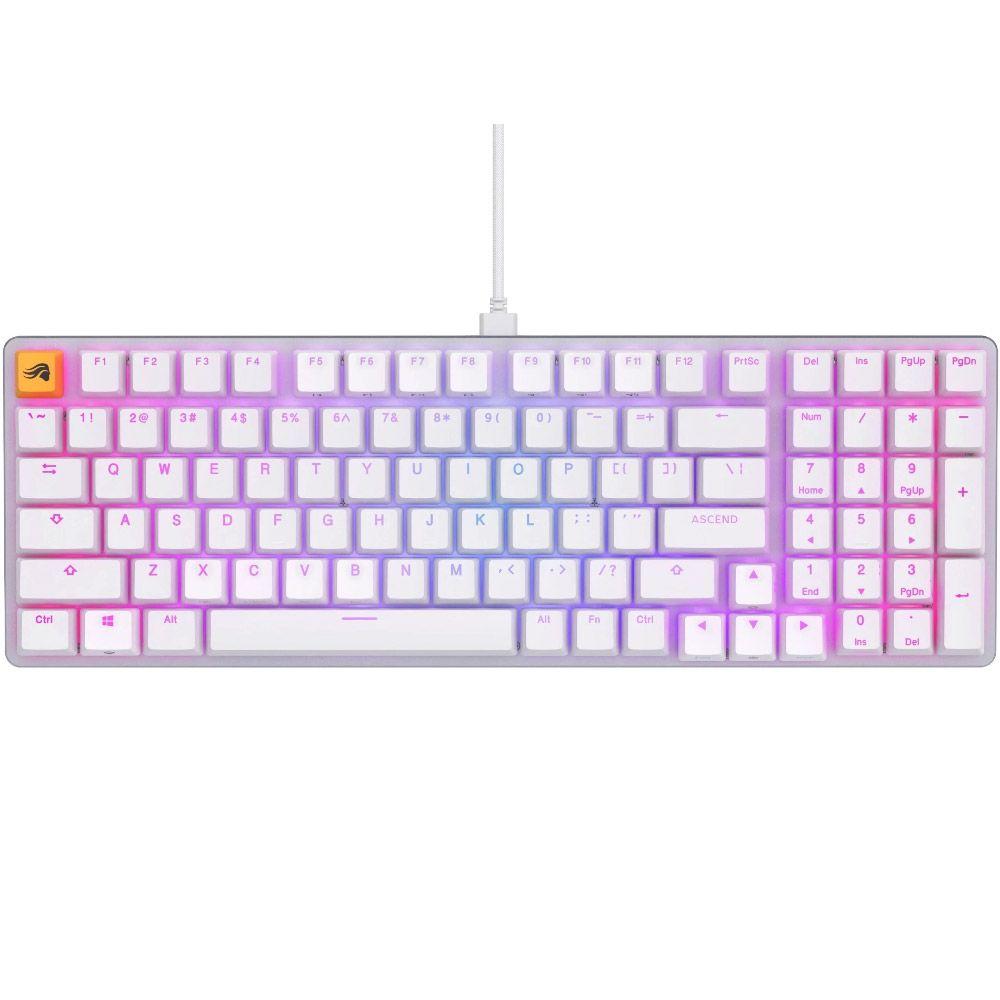 Glorious Gmmk2 Rgb Mechanical 96% Gaming Keyboard - White