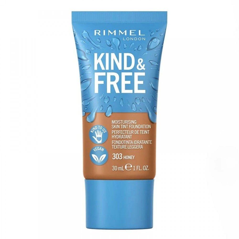 Rimmel London Kind & Free Moisturising Skin Tint Foundation 303 Honey 30 Ml