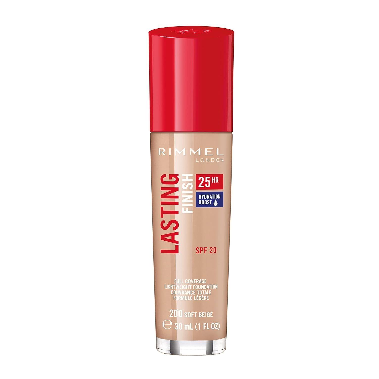 Rimmel London Lasting Finish 25 Hour Foundation 200 Soft Beige 30 Ml