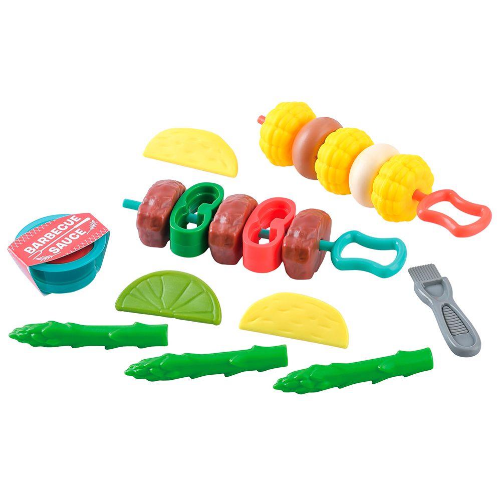 Playgo Grilled Skewers Meal 22 Pieces Toy Food Set