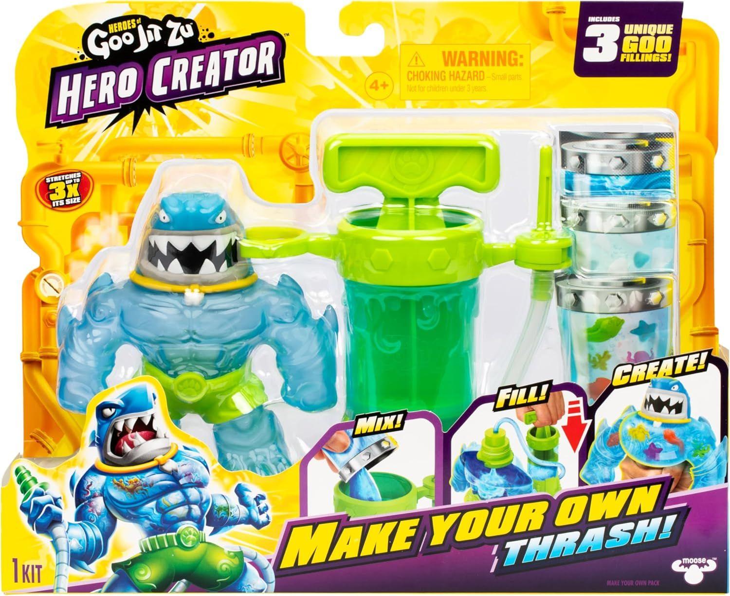 Heroes Of Goo Jit Zu Hero Creator Make Your Own Pack Thrash Figure Kit (13 Cm)