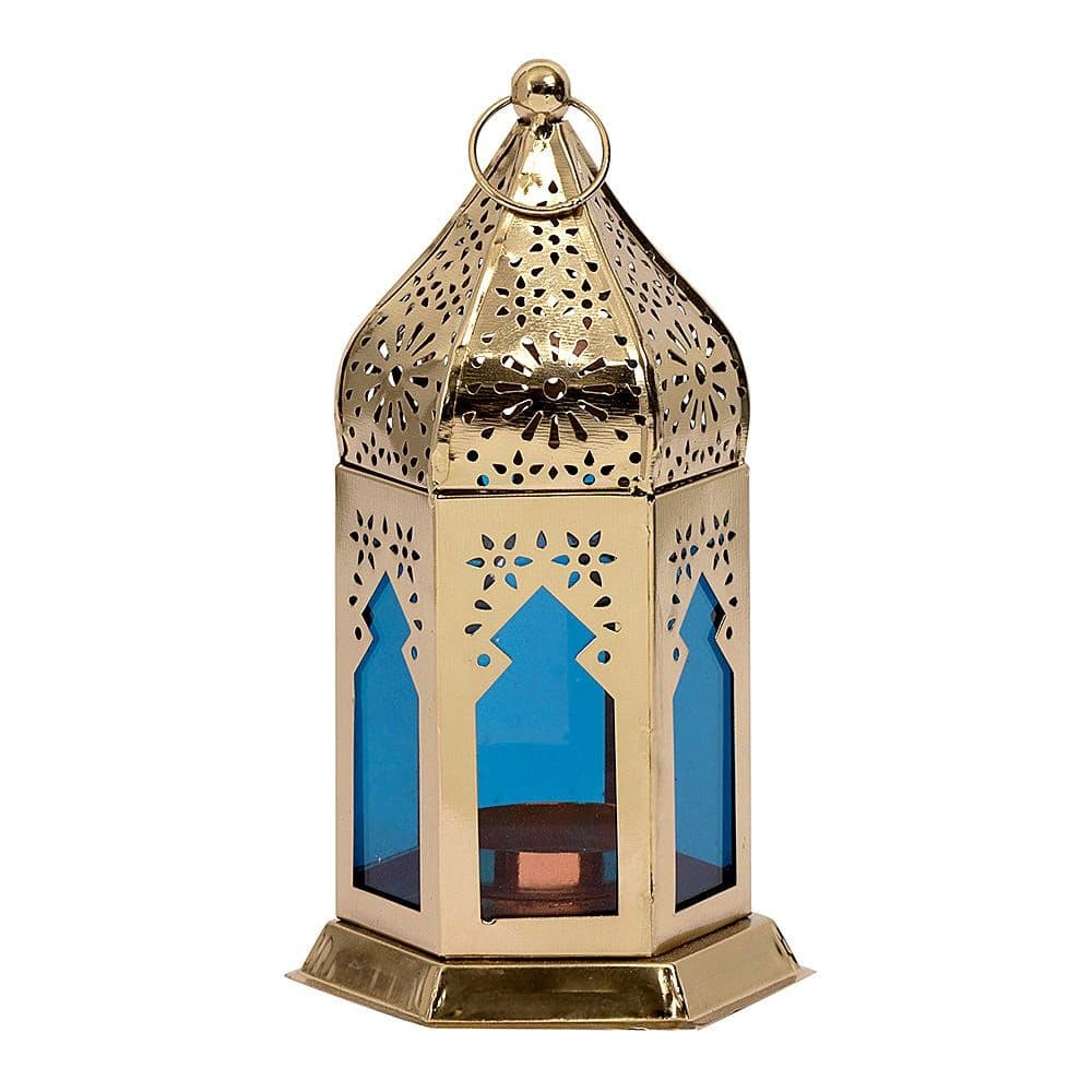 Kahim Lantern, Gold - 8.25X15 Cm