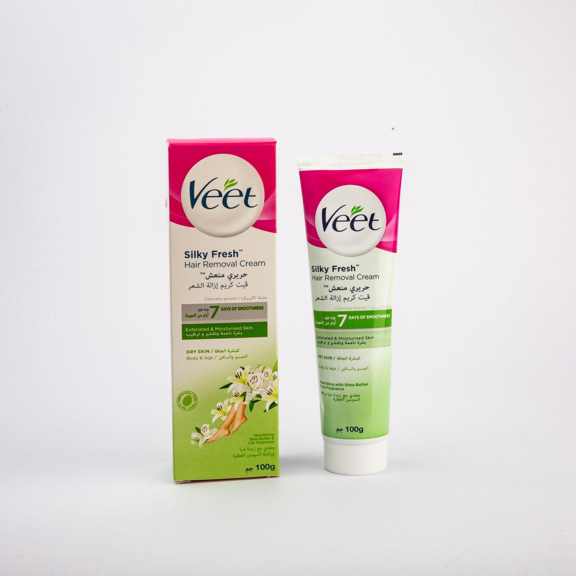 Veet Hair Removal Cream Dry Skin Shea Butter &Lily 100Ml