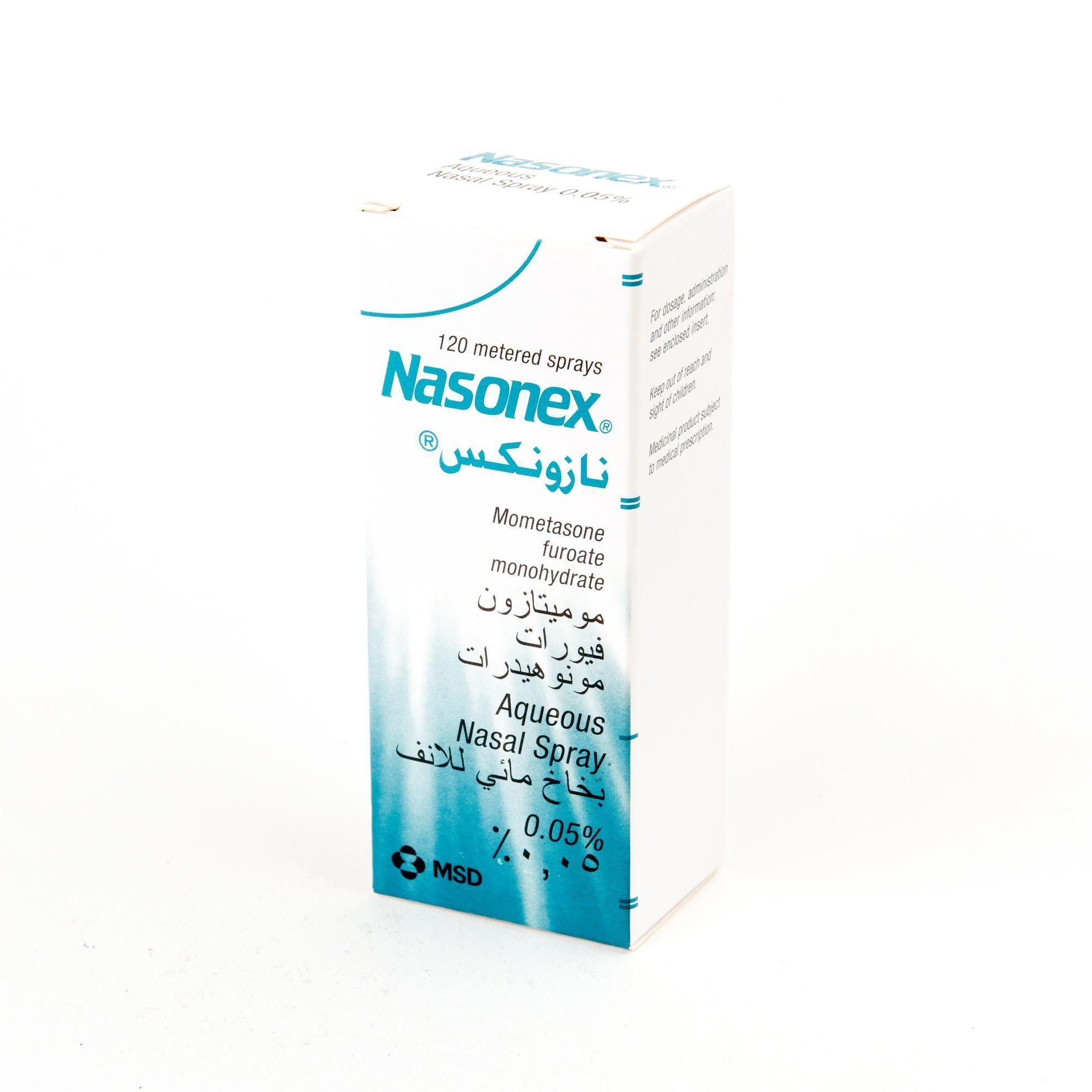 Nasonex Aqueous Nasal Spray 0.05% 120 Metered Sprays