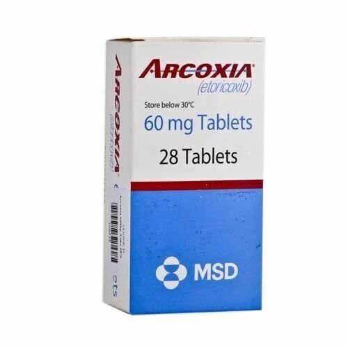 Arcoxia 60Mg Tab 28'S