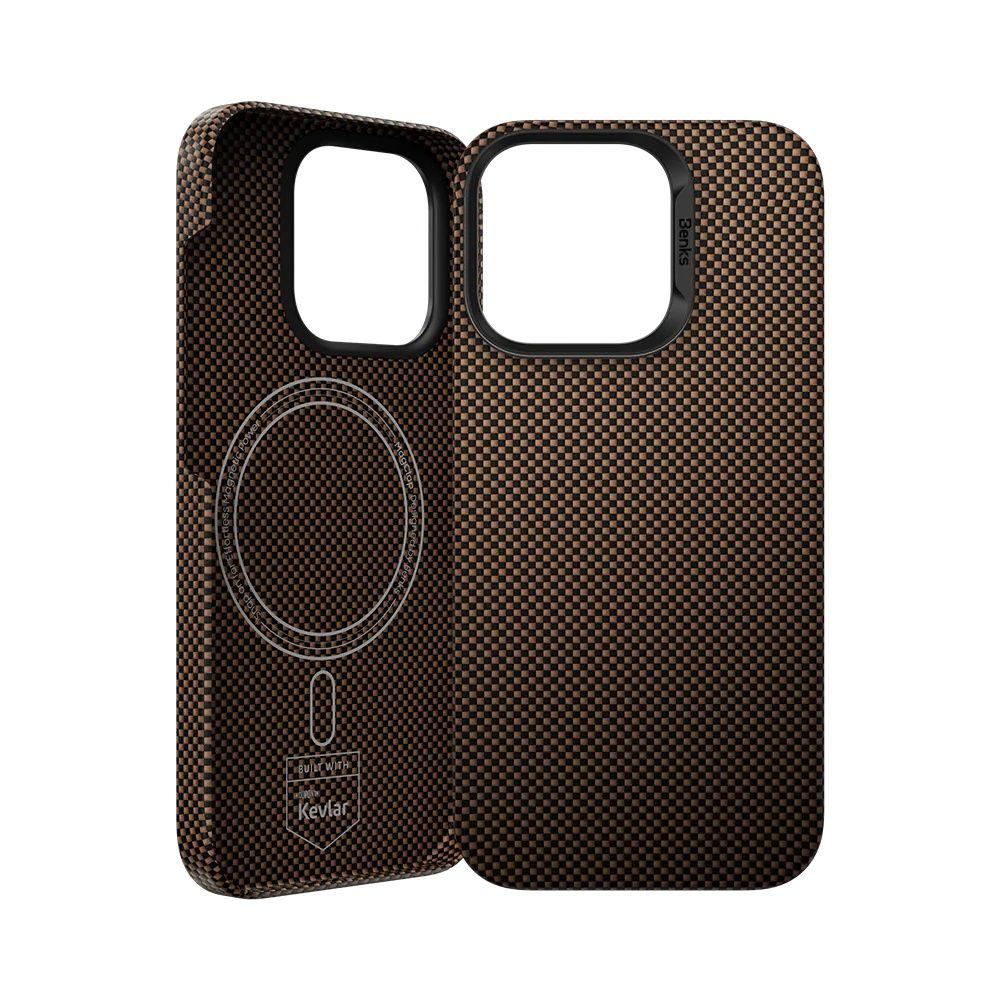 Benks Armortint Magnetic Case (Kevlar® Fiber) Ip16 Pro Gold