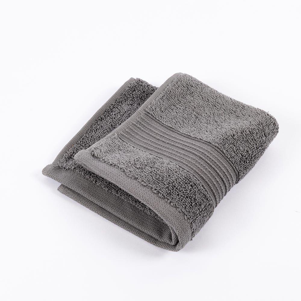 Serra Face Towel, Graphite - 600 Gsm, 30x30 Cm