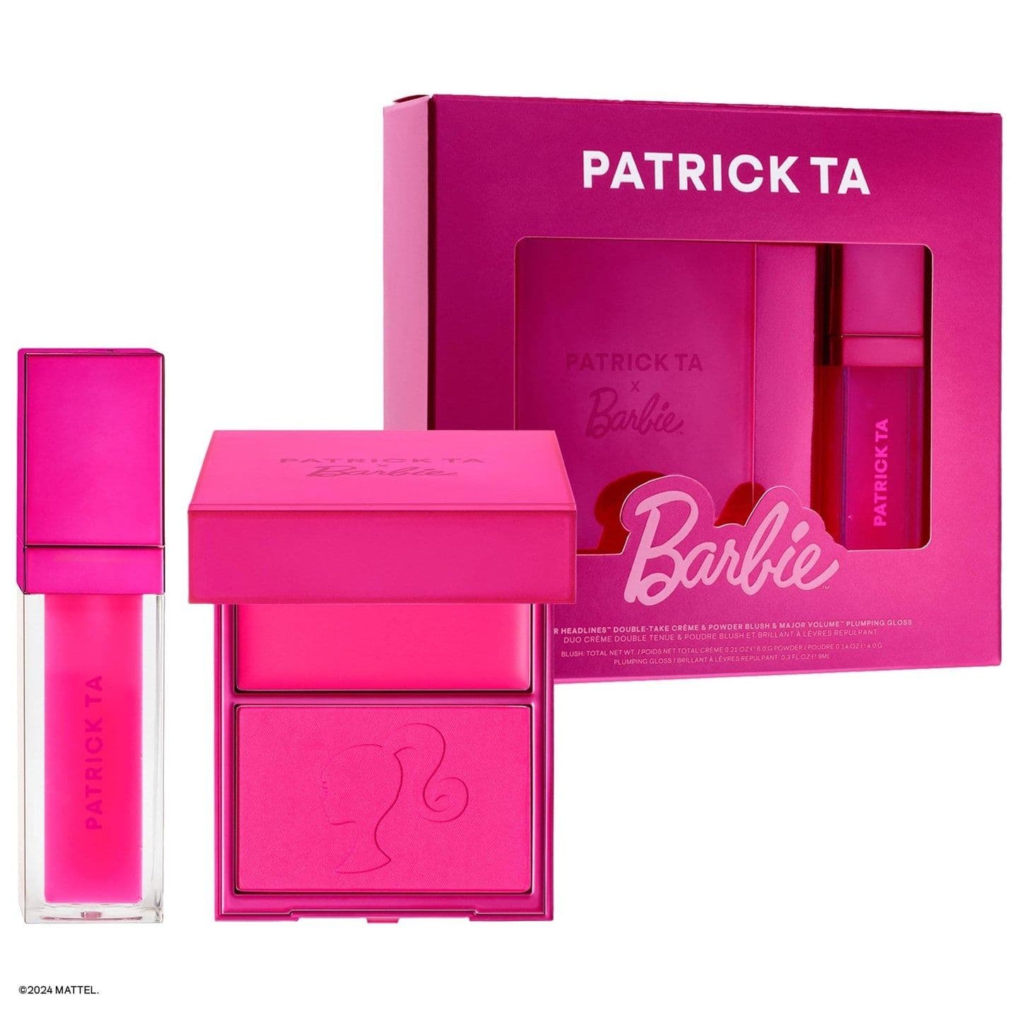 Patrick Ta X Barbie™ Blush Duo And Lip Plumper Set (Limited Edition)