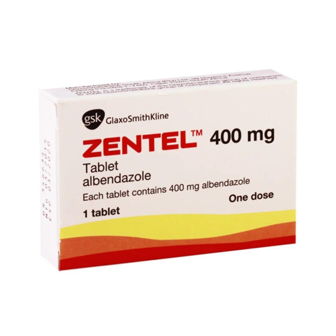 Zentel 400Mg Tablet 1'S