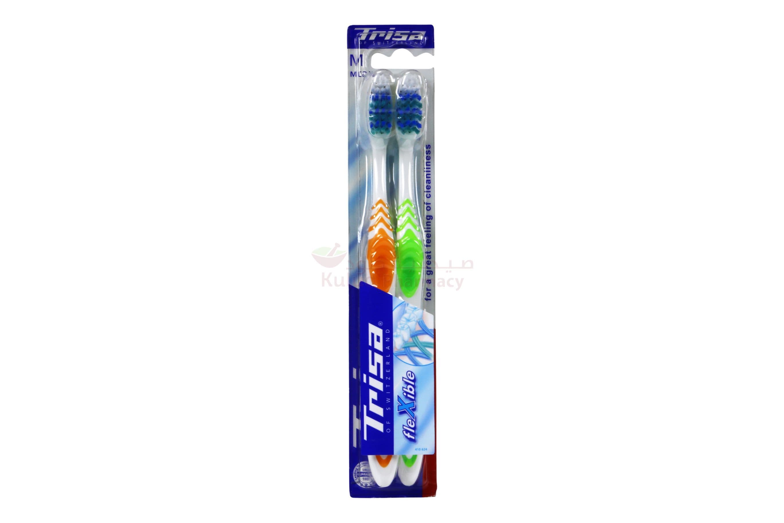 Trisa Flexible Medium Toothbrush  2 PC