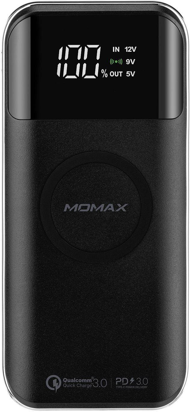 Momax Q.Power Air 2+ 20000Mah Wireless Power Bank (Color: Black)