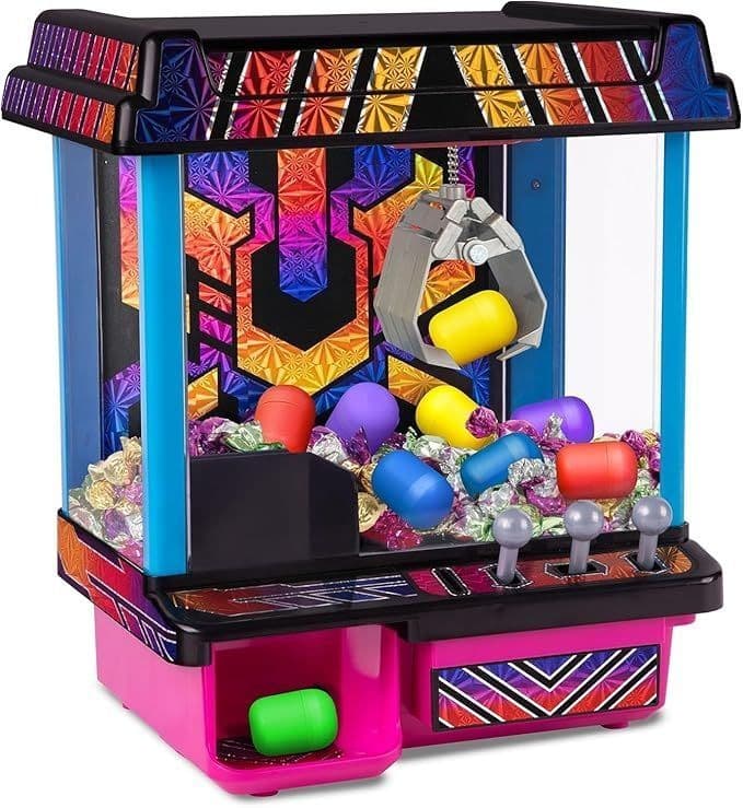 Merchant Ambassador Electronic Arcade Claw Crane Game Hyper Neon Black Series