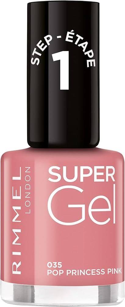 Rimmel London Super Gel Nail Polish 035 Pop Princess Pink 12 Ml