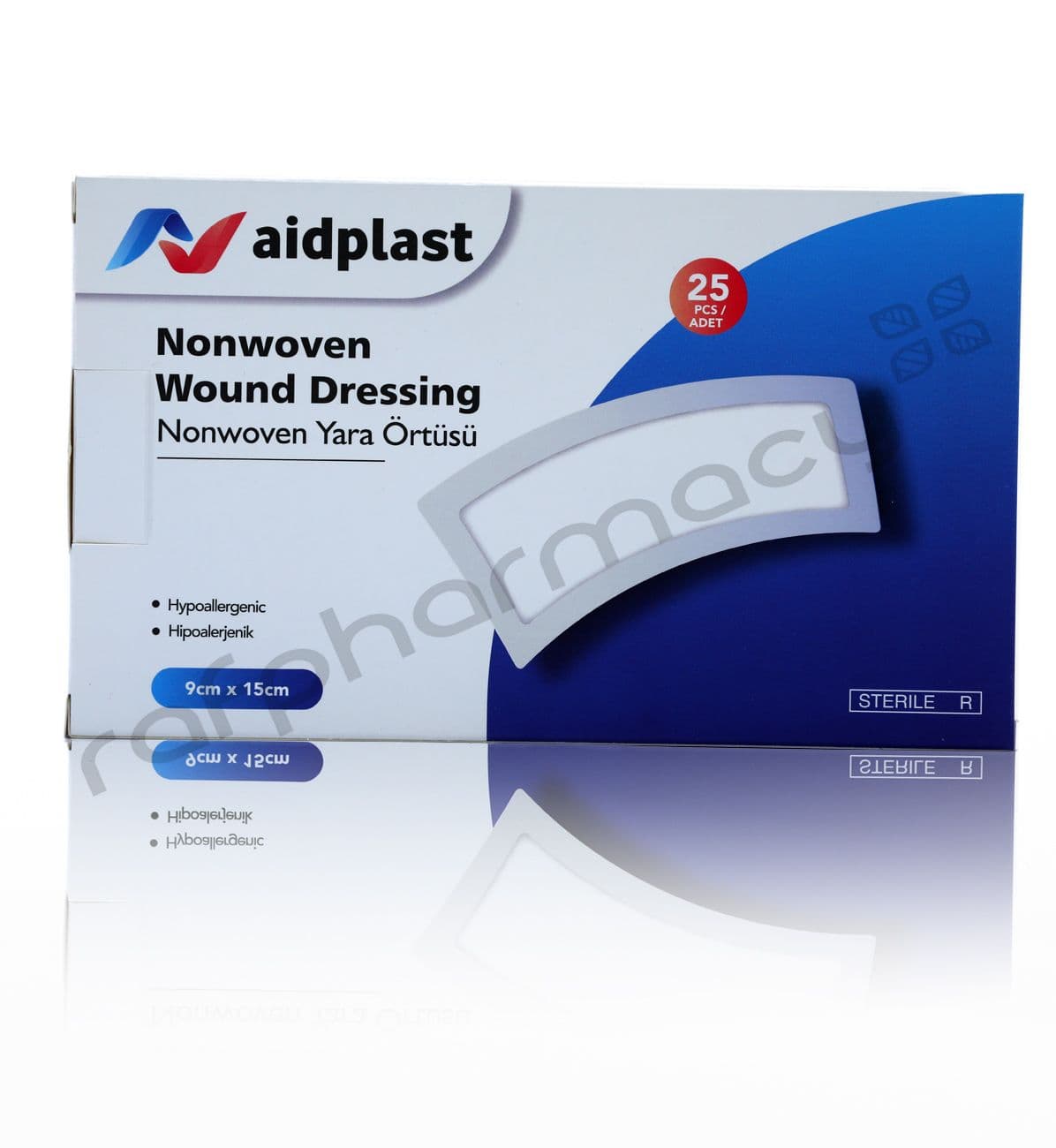 Aidplast Sterile Nonwoven Wound Dressing Plaster (9 x 15 cm, 25's, V615) (#21185)