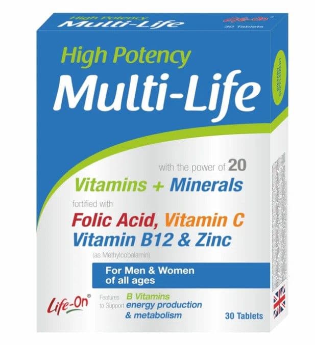 Life-On High Potency Multi-Life Tablets 30's