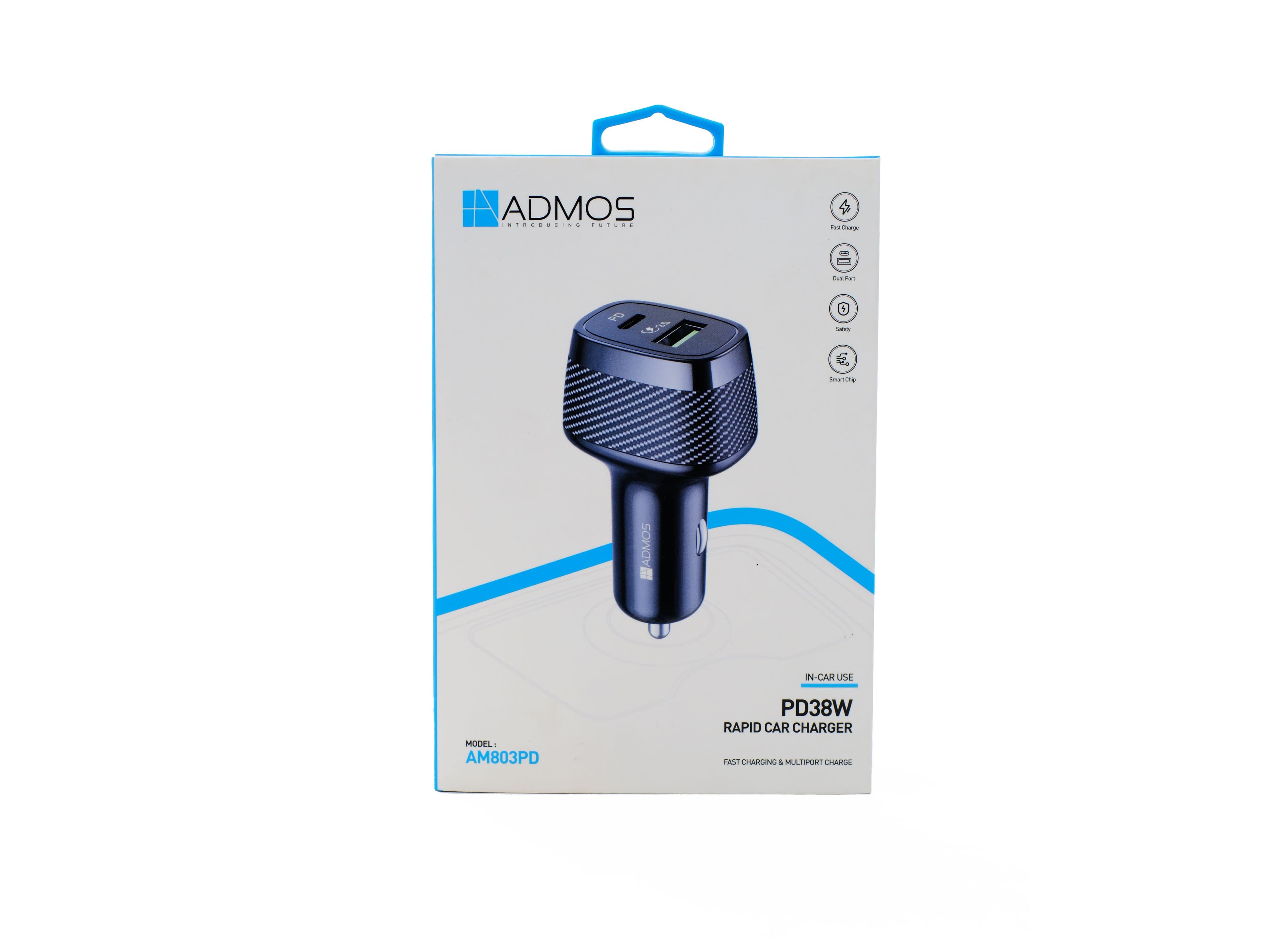 Admos Rapid Car Adapter 38W Am803Pd