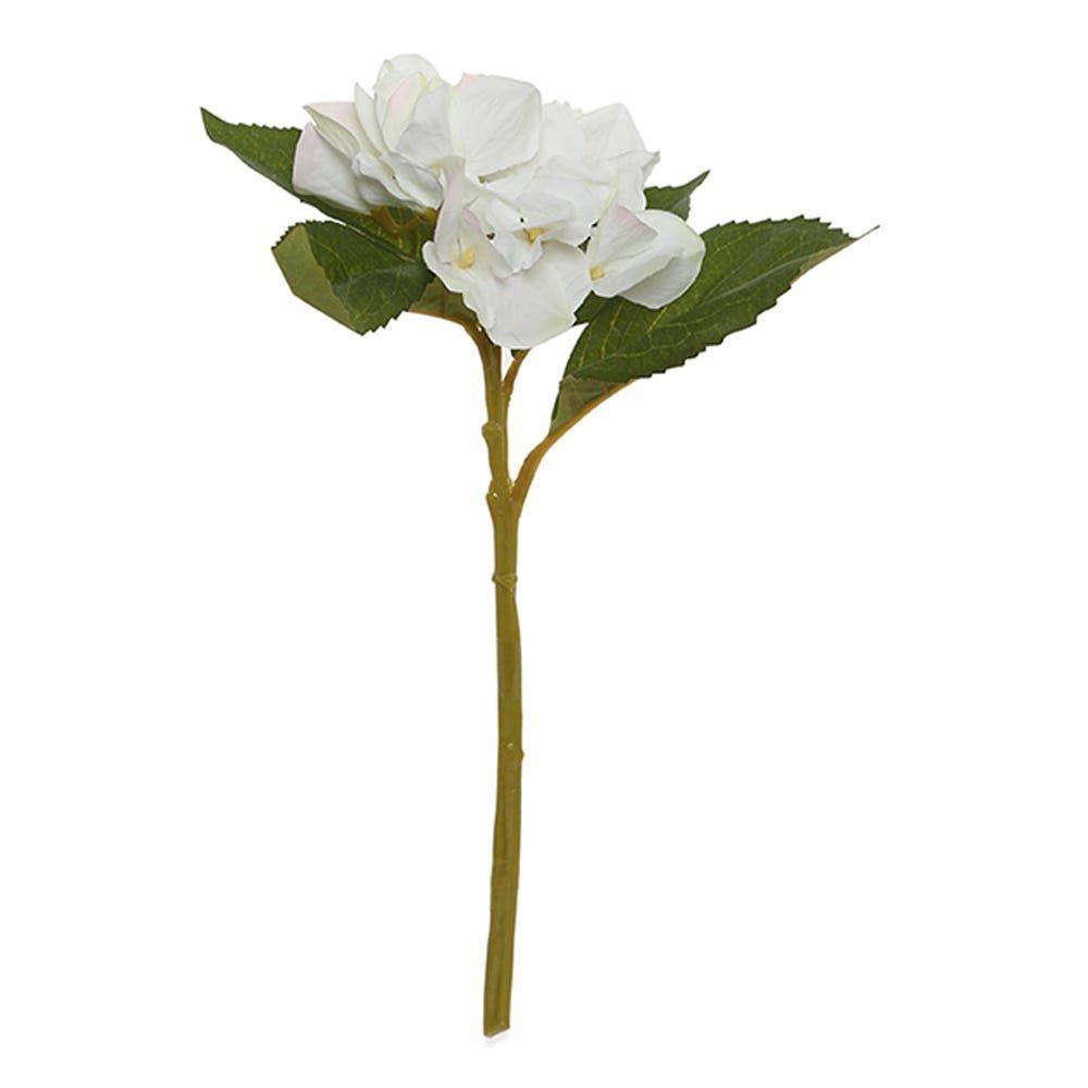 Hydrangea Artificial Stem, Bridal White Â€“ 30 Cms