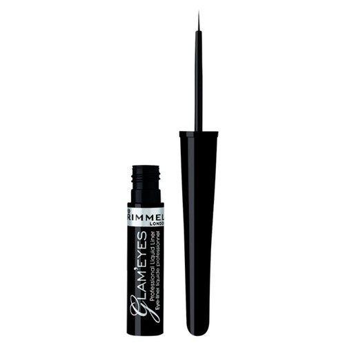 Rimmel London Glam'Eyes Professional Liquid Eyeliner 001 Black Glamour 3.5 Ml