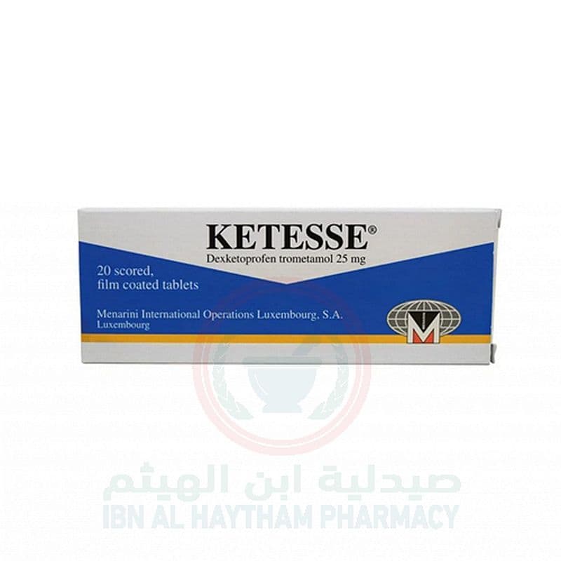 Ketesse 25Mg Film Coated Tablets 20'S