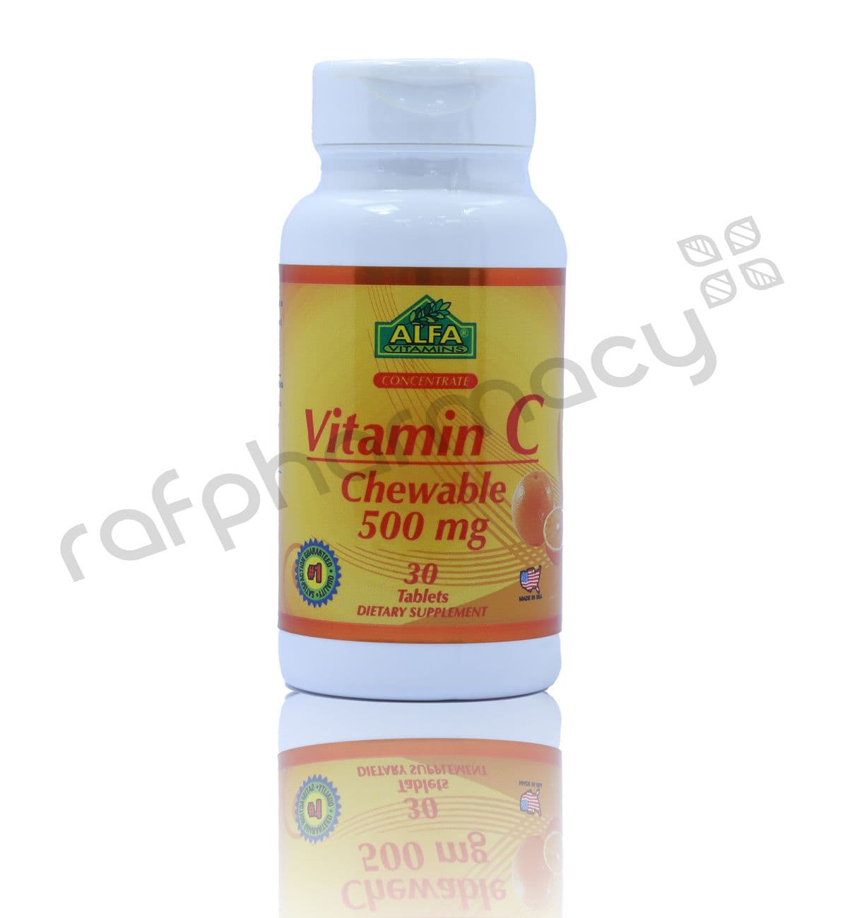 Alfa Vitamin C 500Mg Chewable Tab 1X30'S