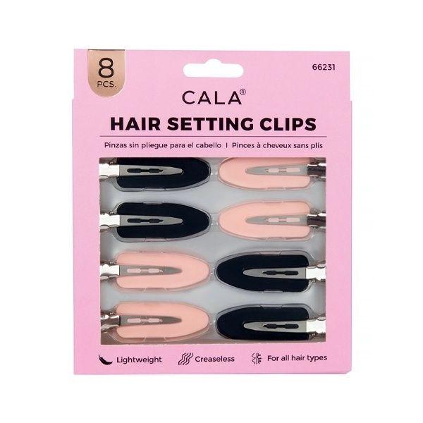 Cala Hair Setting Clips 8'S Black