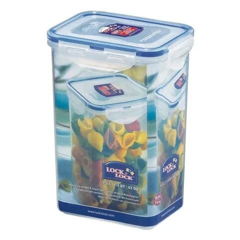 Lock Lock Plastic Food Container Rectangular 1.3 Liters