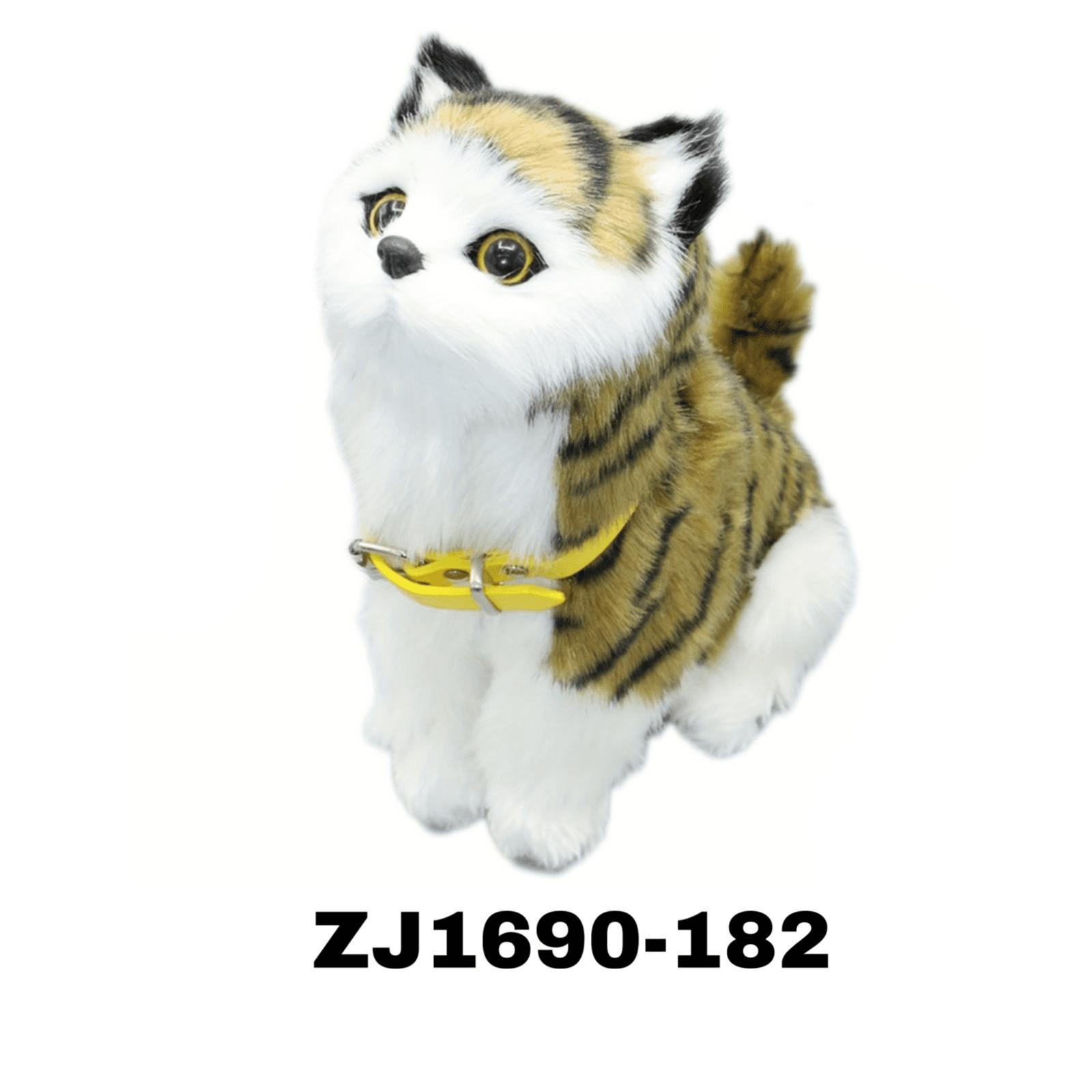 Cat Toy With Simulation And Sound (Light Brown & Black Colour) Zj1690 - 182