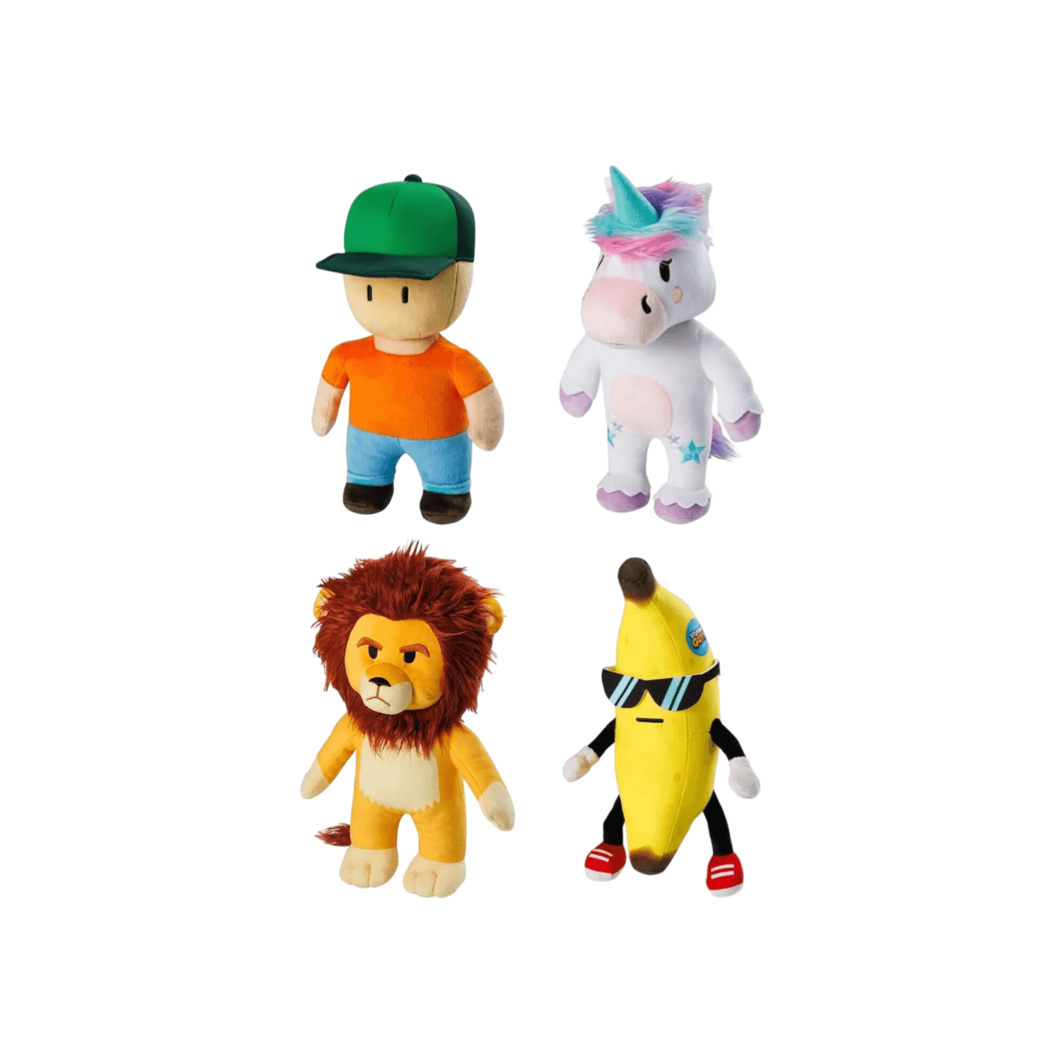 Stumble Guys Huggable Plush 12 Assorted