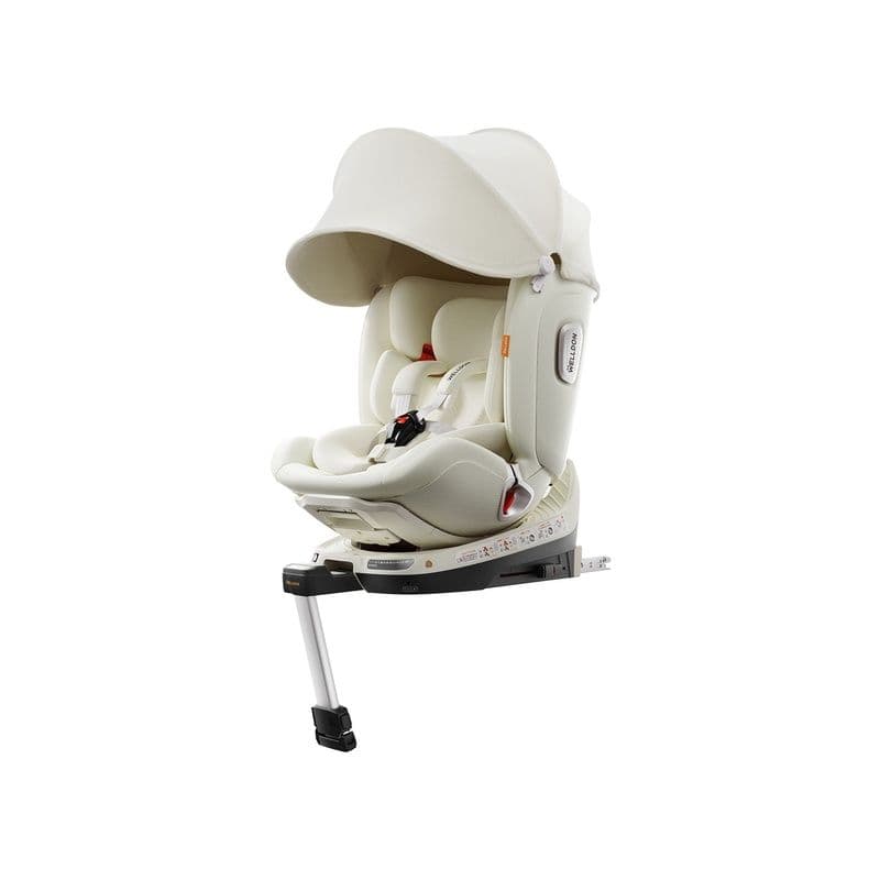 مقعد السيارة Welldon Smart Rotate 2 Pro-Isize 360° Isofix (المجموعة 0+/1/2) عاجي