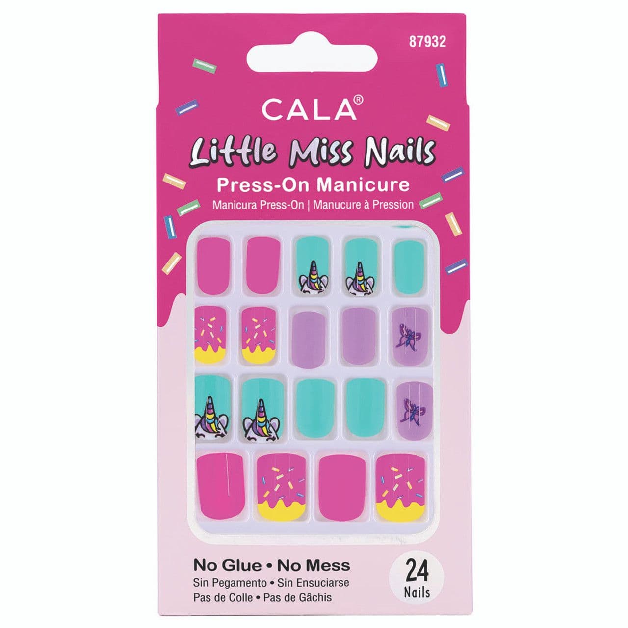 Cala Little Miss Nails Pink Lilac 24 Nails - 87932