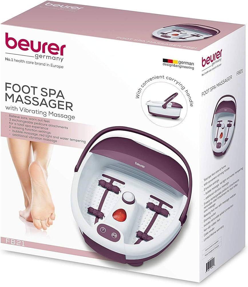 Beurer Fb21 Foot Spa With Practical Carry Handle