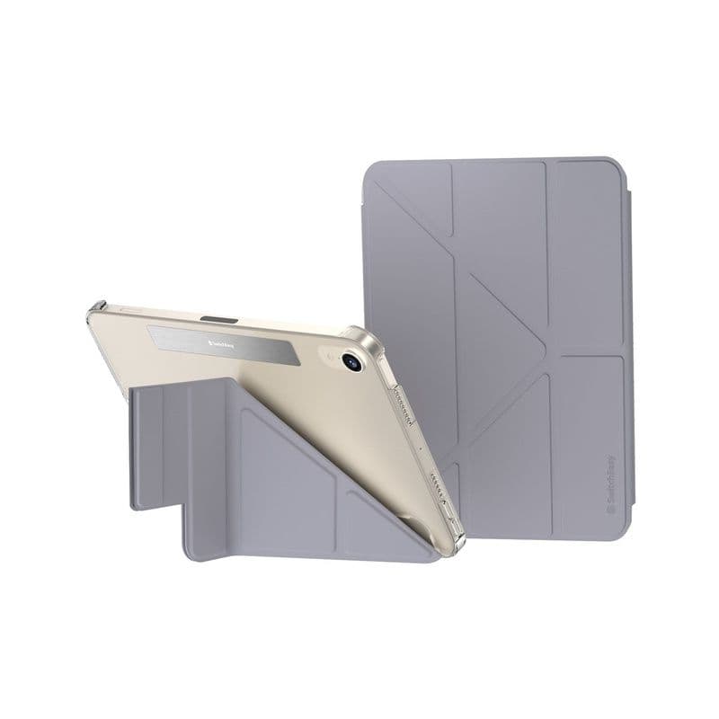 Switcheasy Origami Nude Folding Folio Clear Hardback Case With Pencil Holder For 2021 Ipad Mini 8.3" - Alaskan Blue