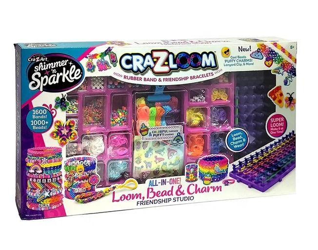 Cra-Z-Art Crazloom All-In-One Loom Bead & Charm Friendship Studio