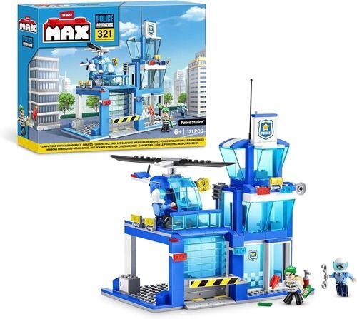 Zuru Max City Int, Police Station Playset 318 Bricks