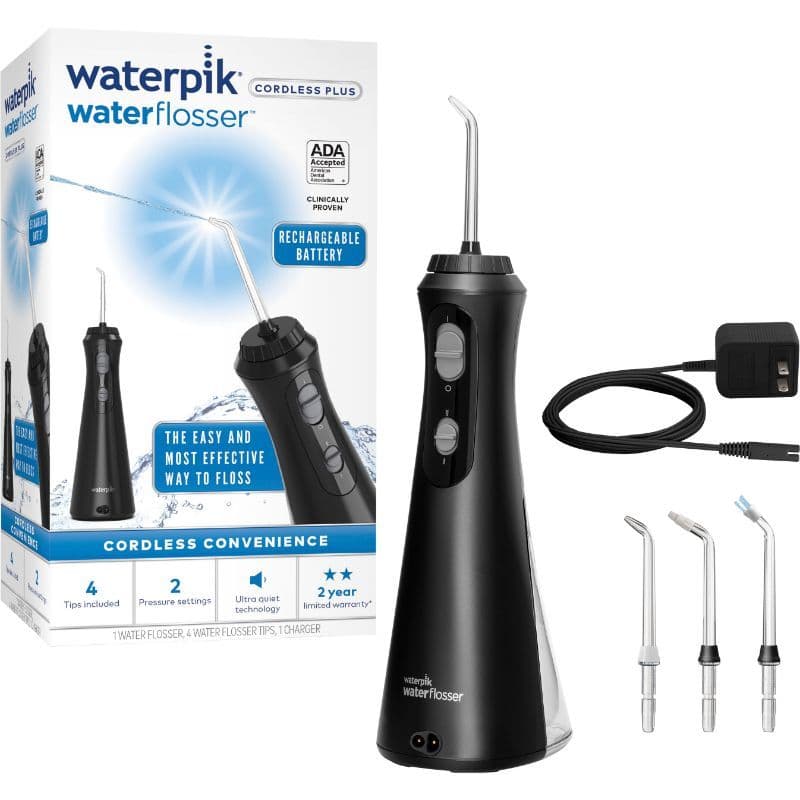 Waterpik Cordless Plus Water Flosser Black Wp-462Me 1 ST