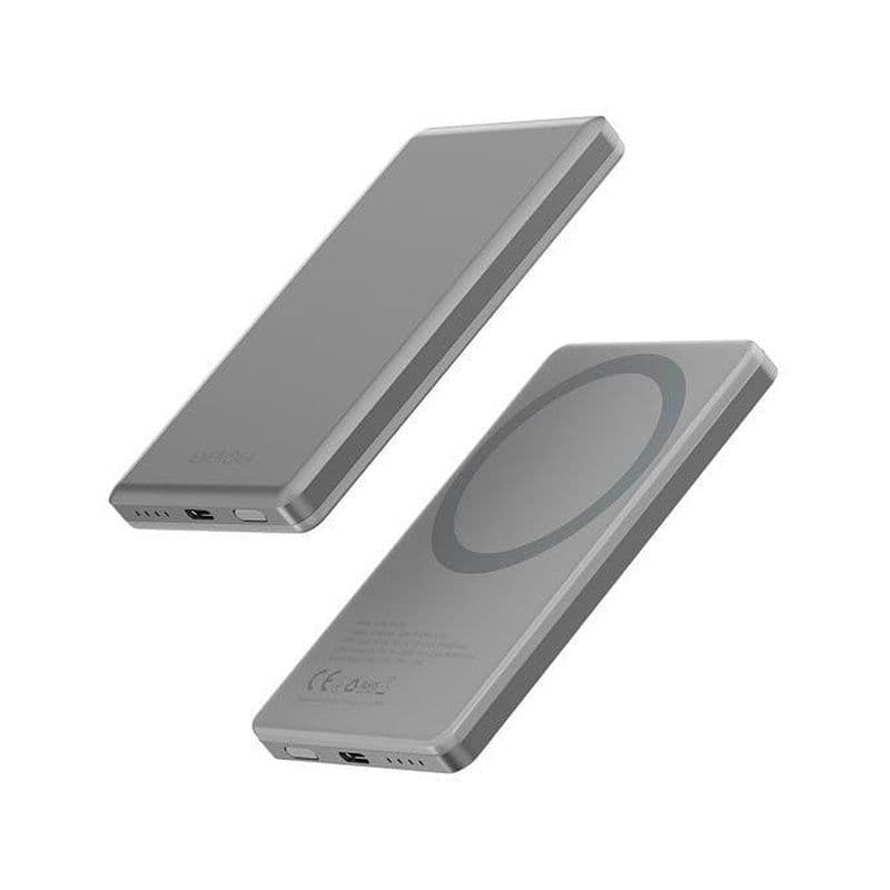 Energea Alupac Mini, 5000Mah Mini Aluminium Magsafe Compatible Power Bank - Nat