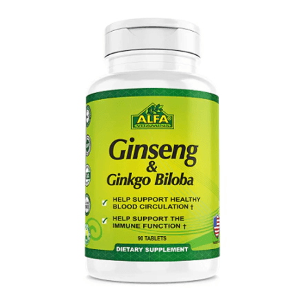 ALFA GINSENG & GINCO BILOBA TAB 90'S  