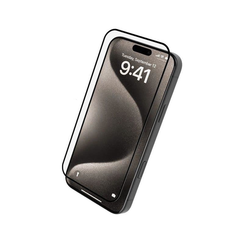 Levelo 2.5D Silk Print Silicone Edge Hd Screen Protector -Iphone 16 - Clear