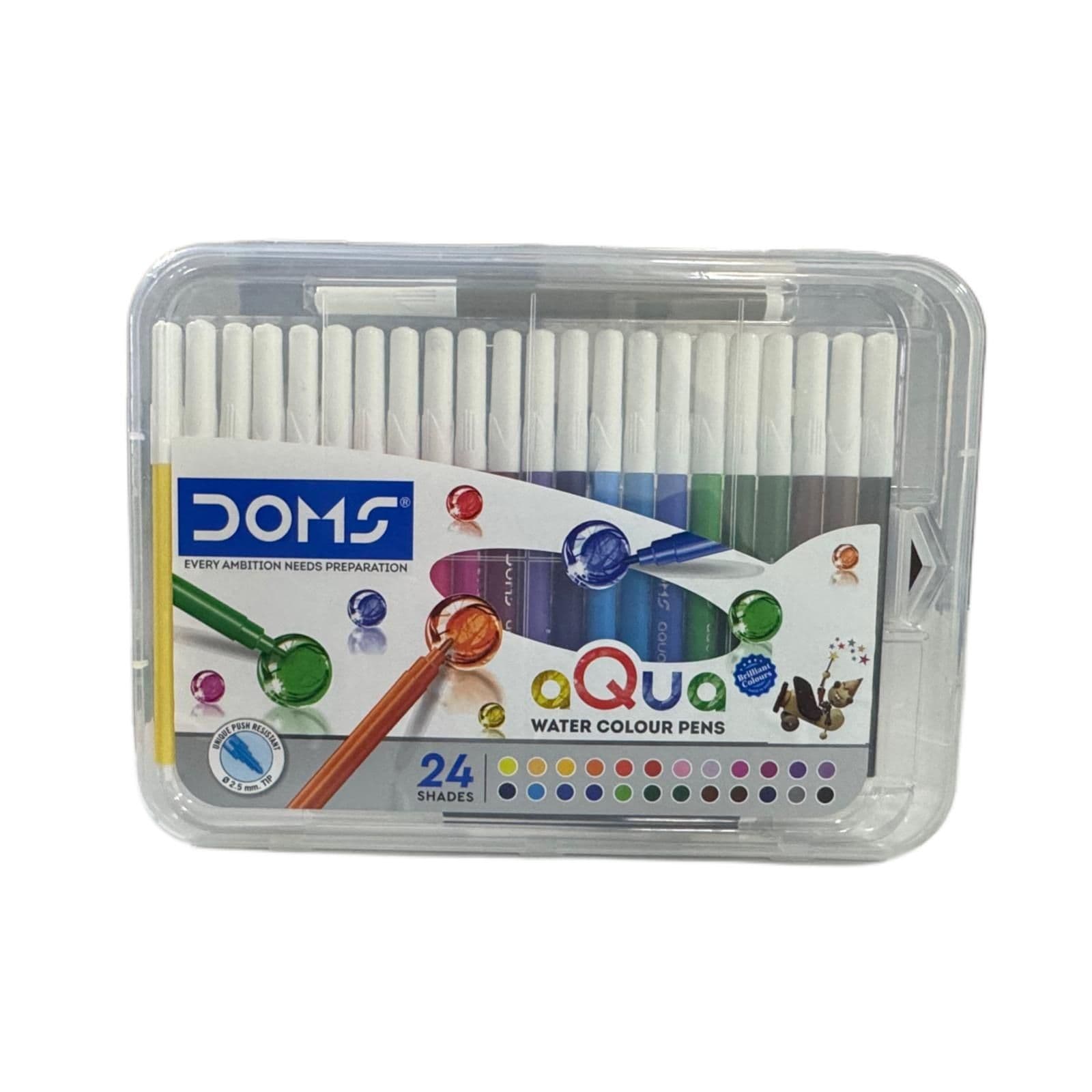 Doms Aqua Water Colour Pens Set (24 Pens)
