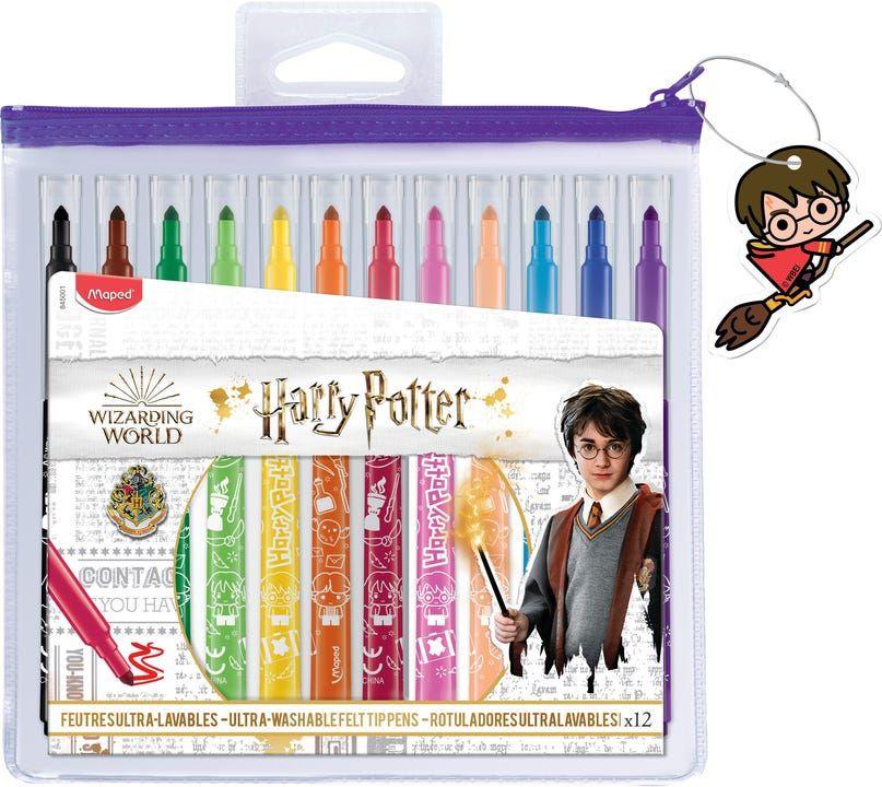 Felt Tip Pens Harry Potter Set=12Clr