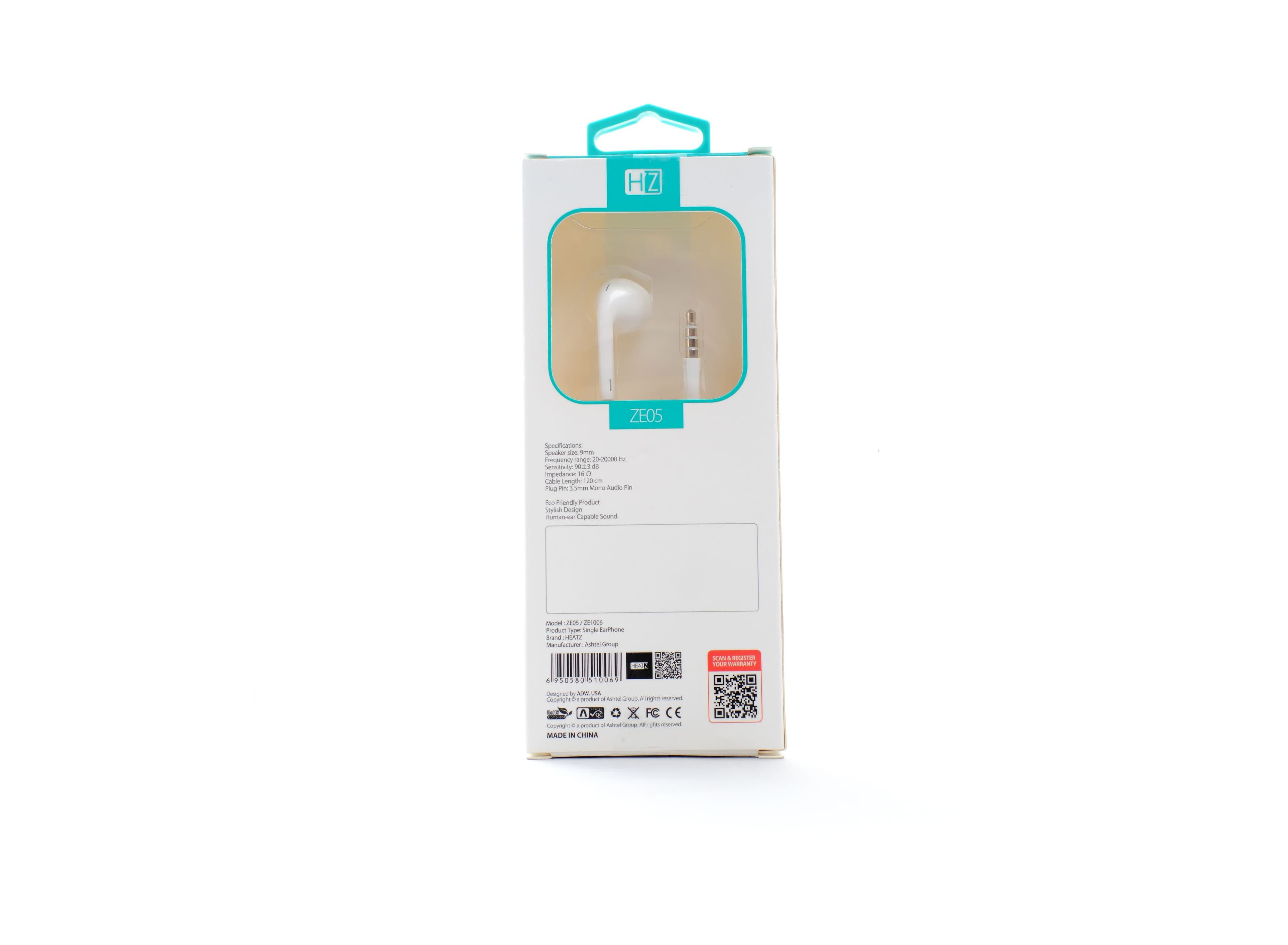Hz Single Earphone Ze05