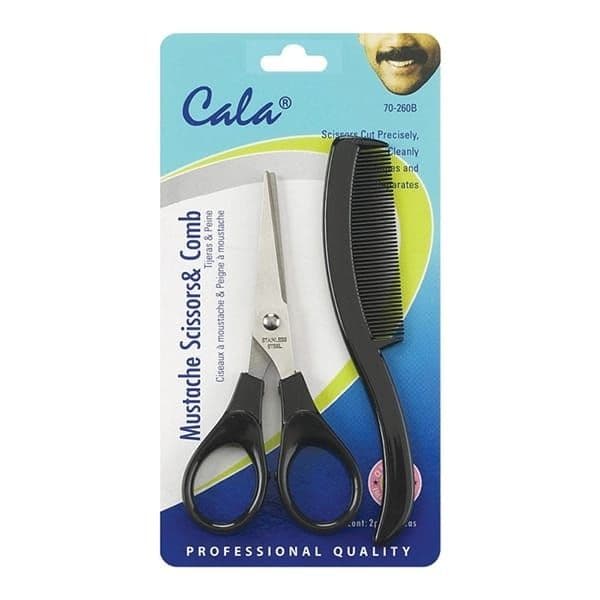 Cala-Moustache Scissors & Comb-70-260B